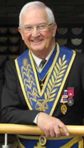 Retiring Provincial Grand Orator,  VWBro Derek Young