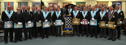 Lodge Founders with Provincial Consecration Team