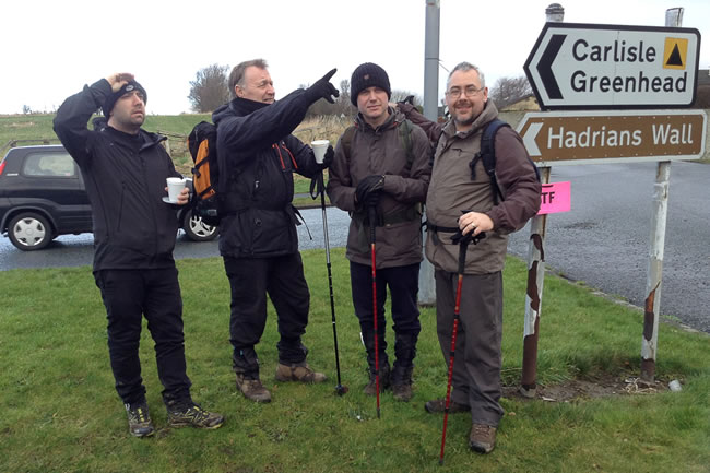 (l to r) Bro Oliver Diggins, WBro William Diggins, Bro Danny Hunt & WBro Andy Moore 