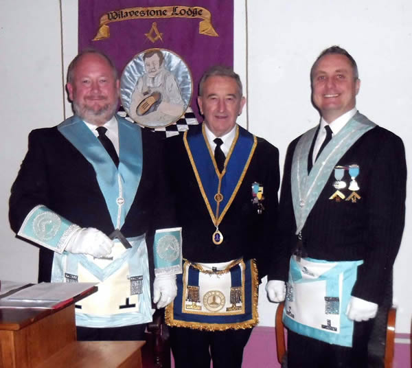 (l to r) WBros Stephen Griggs, Max Griggs and Chris Billington Hughes