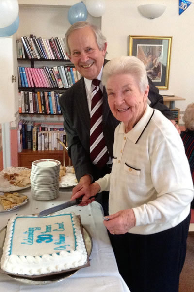 WBro John Rivett with Mrs Dorothy Myers