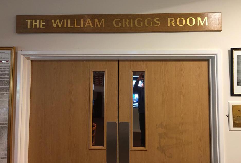 21 08 04 william griggs room sign