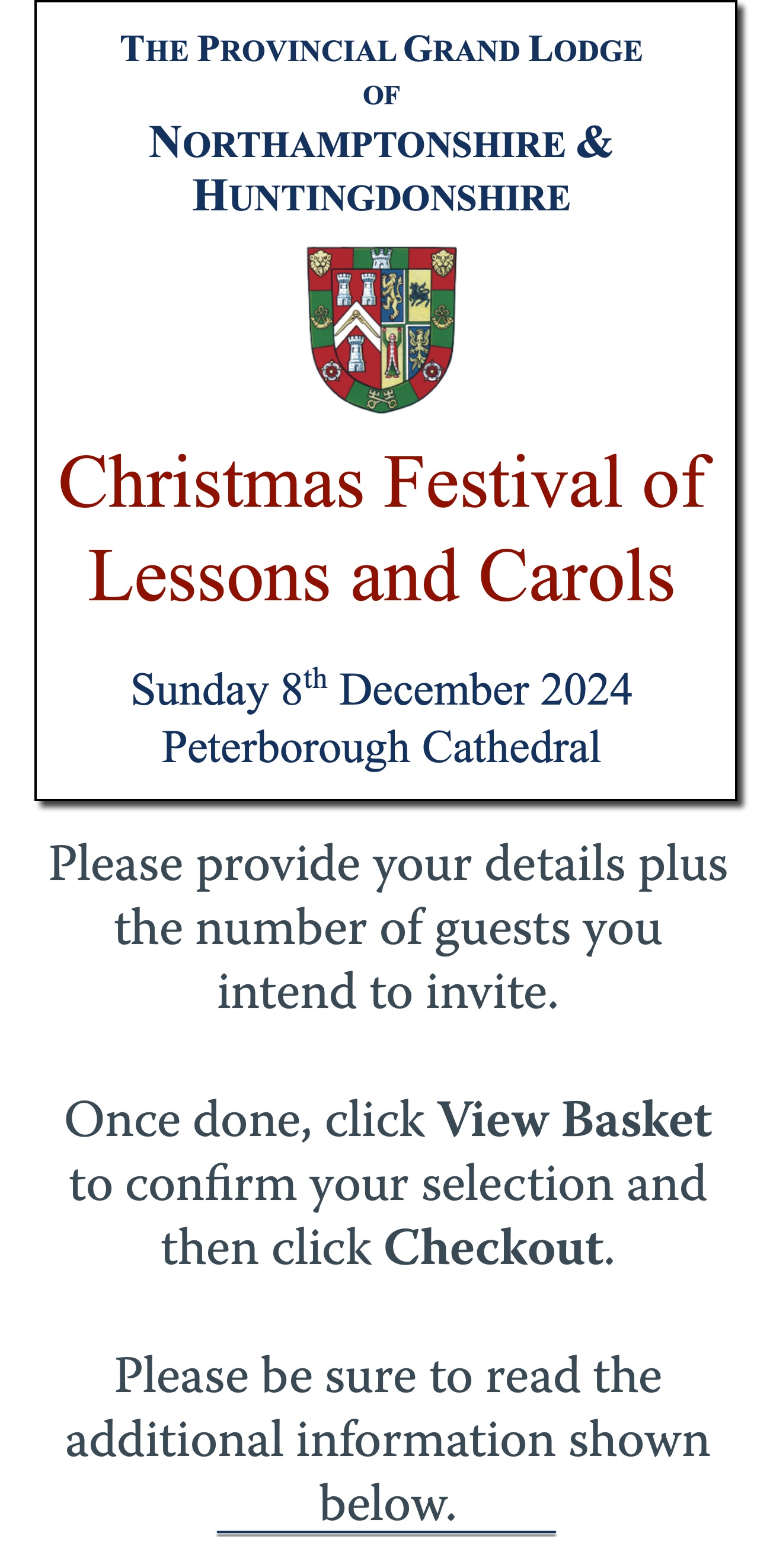 2024 Provincial Carol Service